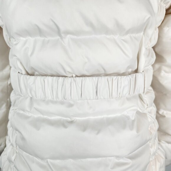 Guess Los Angeles White Down Jacket with Hood Size L/G - Picture 7 of 16